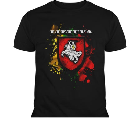 100% t shirt 2018 Fashion men t-shirt 100% Lithuania Gift T-Shirt National Attributes Flag And Vytis