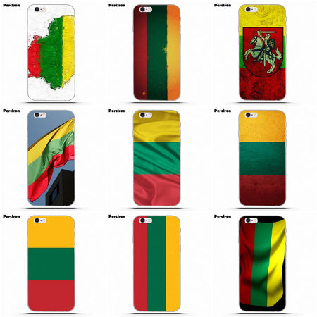 Perciron For Xiaomi Redmi Note 2 3 3S 4 4A 4X 5 5A 6 6A Pro Plus TPU Design Lithuania Flag