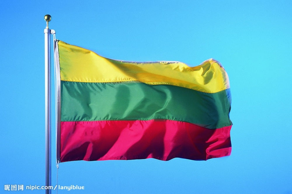 Free Shipping   150x90cm NEW 100% Polyester Lithuania Flag