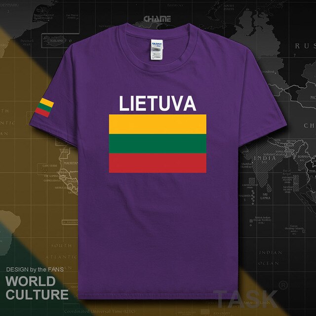 Lithuania Lithuanian men t shirt 2017 jerseys nation team tshirt 100% cotton t-shirt clothing tees sporting LTU Lietuva Lietuvos