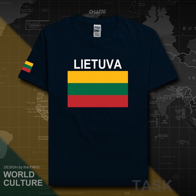 Lithuania Lithuanian men t shirt 2017 jerseys nation team tshirt 100% cotton t-shirt clothing tees sporting LTU Lietuva Lietuvos