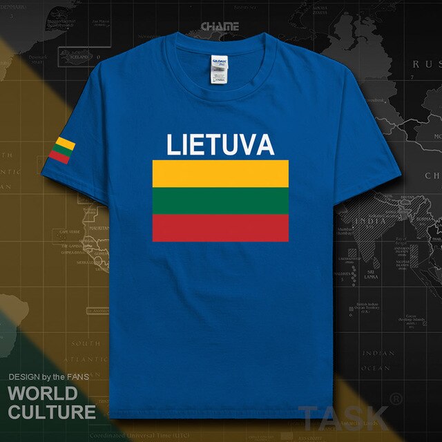 Lithuania Lithuanian men t shirt 2017 jerseys nation team tshirt 100% cotton t-shirt clothing tees sporting LTU Lietuva Lietuvos
