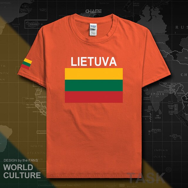 Lithuania Lithuanian men t shirt 2017 jerseys nation team tshirt 100% cotton t-shirt clothing tees sporting LTU Lietuva Lietuvos