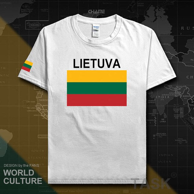 Lithuania Lithuanian men t shirt 2017 jerseys nation team tshirt 100% cotton t-shirt clothing tees sporting LTU Lietuva Lietuvos