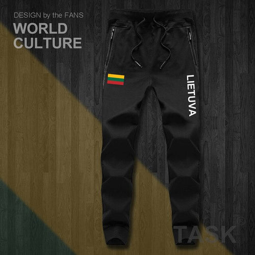 Load image into Gallery viewer, Lithuania Lithuanian LTU Lietuva Lietuvos mens pants joggers jumpsuit sweatpants track sweat fitness fleece tactical casual new
