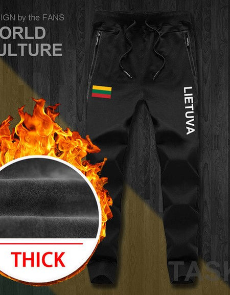 Lithuania Lithuanian LTU Lietuva Lietuvos mens pants joggers jumpsuit sweatpants track sweat fitness fleece tactical casual new