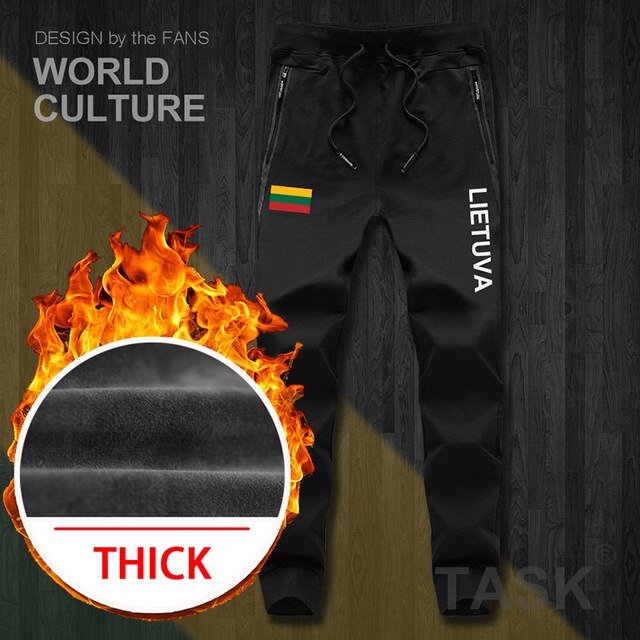 Lithuania Lithuanian LTU Lietuva Lietuvos mens pants joggers jumpsuit sweatpants track sweat fitness fleece tactical casual new