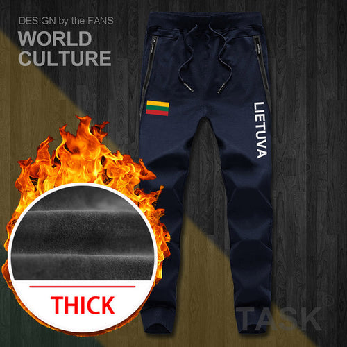 Load image into Gallery viewer, Lithuania Lithuanian LTU Lietuva Lietuvos mens pants joggers jumpsuit sweatpants track sweat fitness fleece tactical casual new
