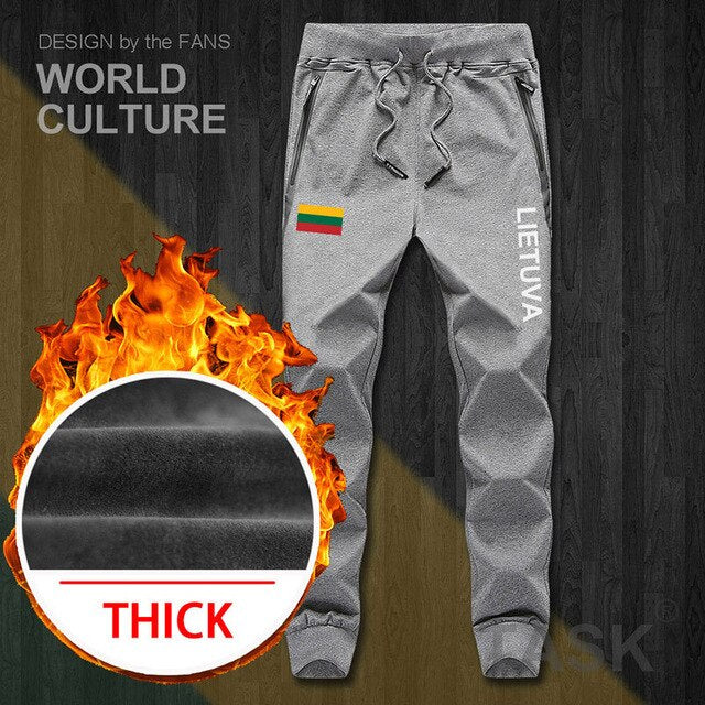 Lithuania Lithuanian LTU Lietuva Lietuvos mens pants joggers jumpsuit sweatpants track sweat fitness fleece tactical casual new