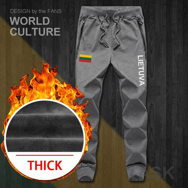 Lithuania Lithuanian LTU Lietuva Lietuvos mens pants joggers jumpsuit sweatpants track sweat fitness fleece tactical casual new