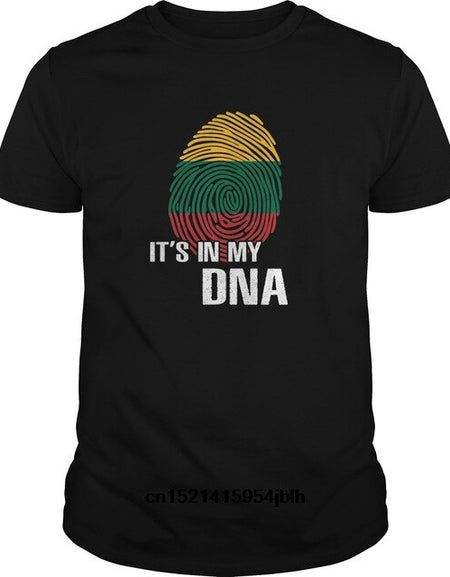T Shirt 2018 Fashion Men T Shirt  Lithuania In My Dna T Shirt Lithuanian Pride Limted Edition