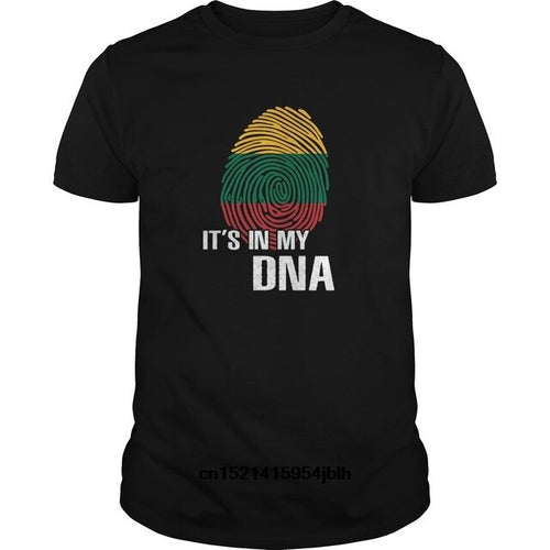 Load image into Gallery viewer, T Shirt 2018 Fashion Men T Shirt  Lithuania In My Dna T Shirt Lithuanian Pride Limted Edition
