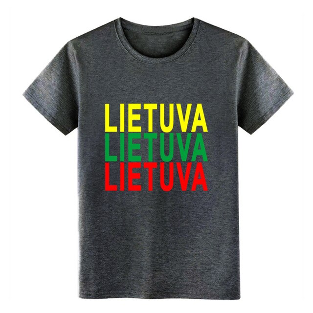 Men's lithuania t shirt Customize cotton plus size 3xl streetwear Sunlight Comical summer Normal shirt