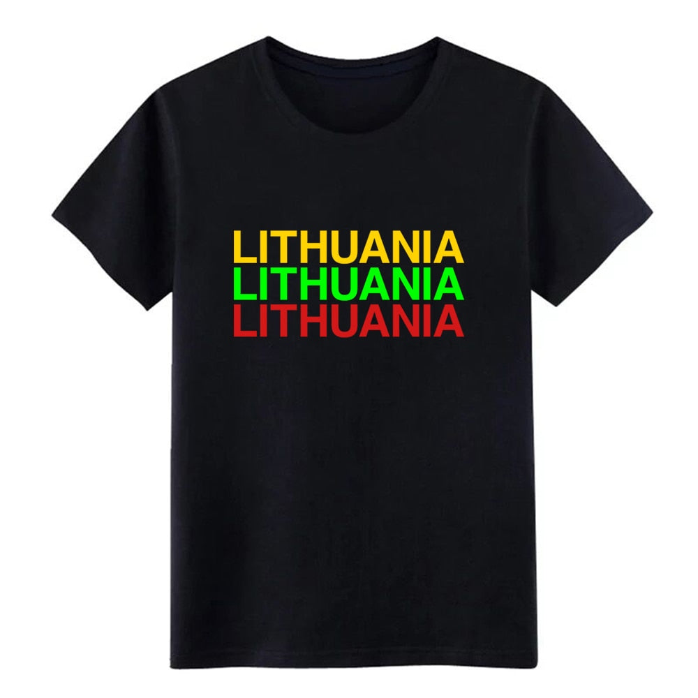 Men's LITHUANIA t shirt Printing tee shirt S-3xl Normal Crazy Basic Spring Outfit shirt