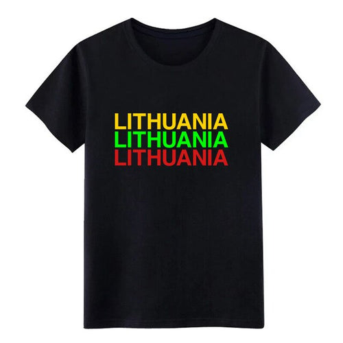 Load image into Gallery viewer, Men's LITHUANIA t shirt Printing tee shirt S-3xl Normal Crazy Basic Spring Outfit shirt
