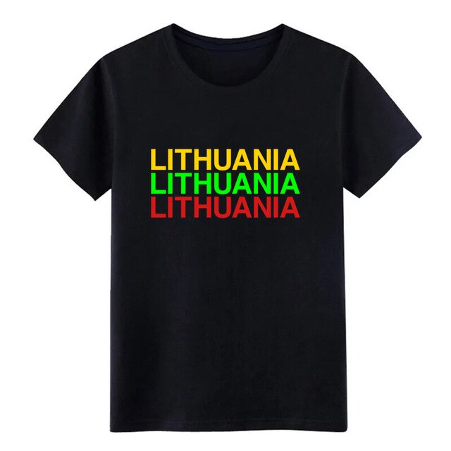 Men's LITHUANIA t shirt Printing tee shirt S-3xl Normal Crazy Basic Spring Outfit shirt