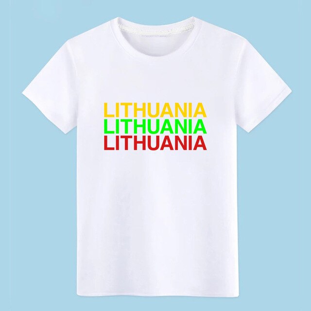 Men's LITHUANIA t shirt Printing tee shirt S-3xl Normal Crazy Basic Spring Outfit shirt