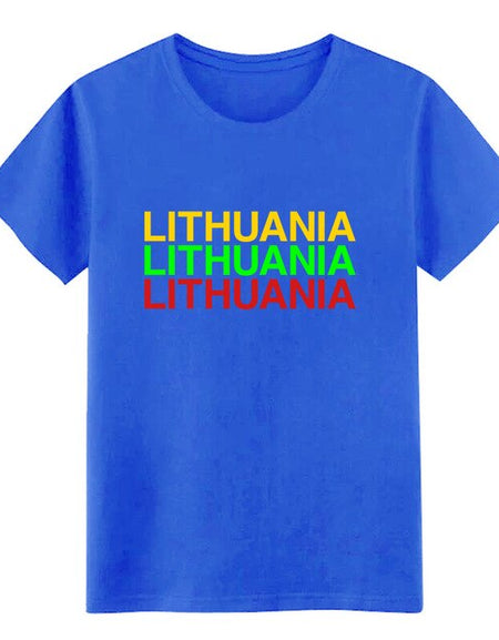 Men's LITHUANIA t shirt Printing tee shirt S-3xl Normal Crazy Basic Spring Outfit shirt