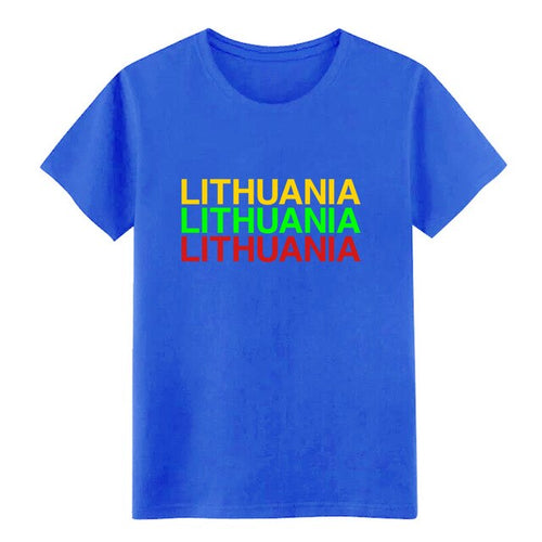 Load image into Gallery viewer, Men's LITHUANIA t shirt Printing tee shirt S-3xl Normal Crazy Basic Spring Outfit shirt
