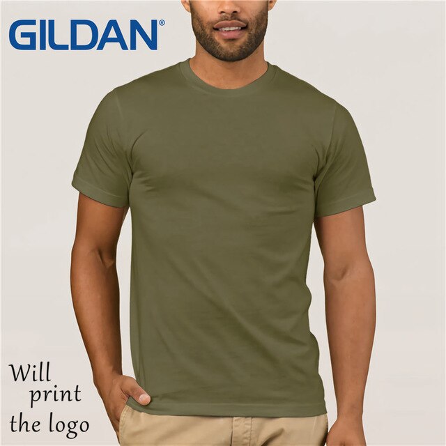Gildan Funny Short Sleeve Cotton T-shirts No Fear Lithuanian Here Lithuania Pride Funny Flag T-shirt