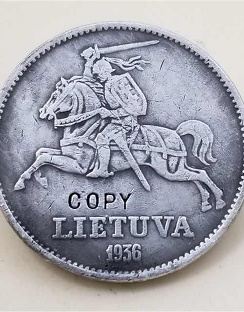 Load image into Gallery viewer, 1936 Lithuania 10 Litu (Vytautas) COPY COIN FREE SHIPPING
