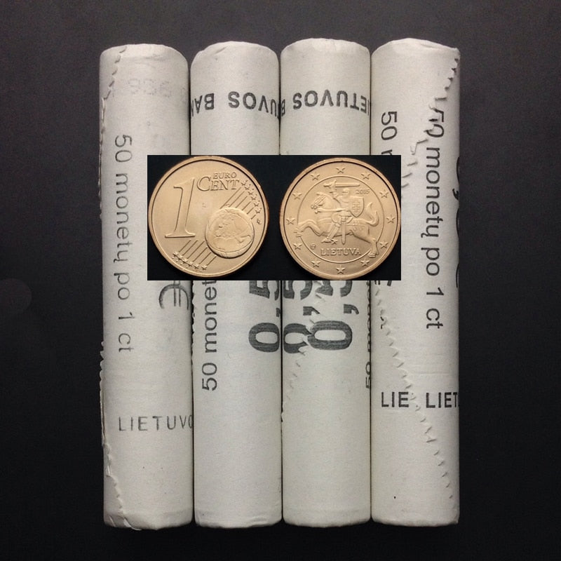 Lithuania 1 cent Coin, UNC, Uncirculated, Collectibles, Special Gift, Real Original Genuine coins, European EURO