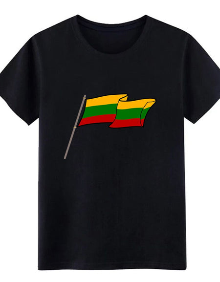 Men's lithuania t shirt Design cotton S-XXXL Unisex Fit Breathable Spring Formal shirt