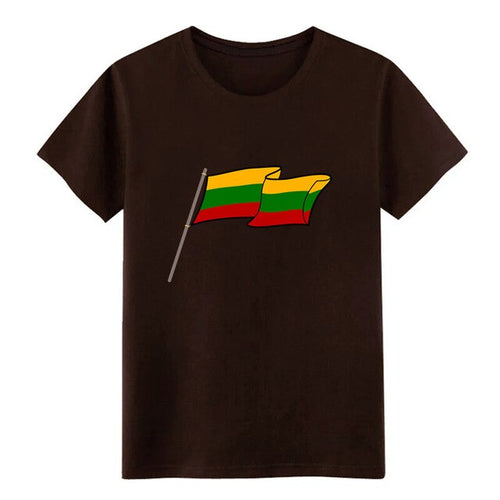 Load image into Gallery viewer, Men's lithuania t shirt Design cotton S-XXXL Unisex Fit Breathable Spring Formal shirt
