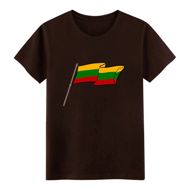 Men's lithuania t shirt Design cotton S-XXXL Unisex Fit Breathable Spring Formal shirt