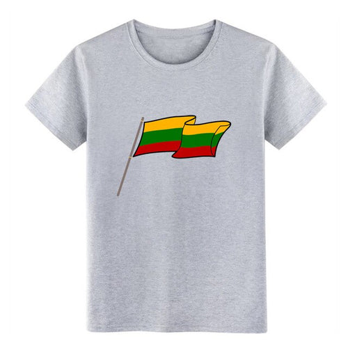 Load image into Gallery viewer, Men's lithuania t shirt Design cotton S-XXXL Unisex Fit Breathable Spring Formal shirt
