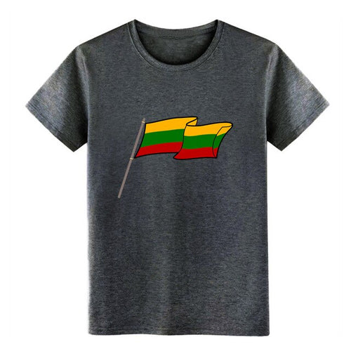 Load image into Gallery viewer, Men's lithuania t shirt Design cotton S-XXXL Unisex Fit Breathable Spring Formal shirt
