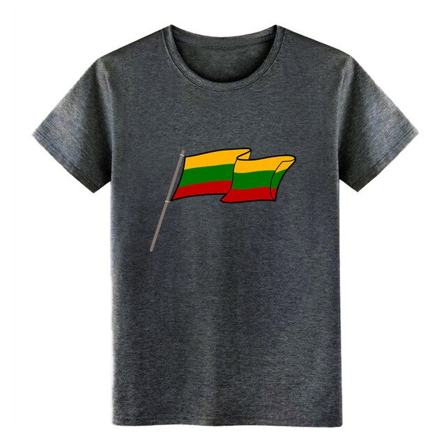 Men's lithuania t shirt Design cotton S-XXXL Unisex Fit Breathable Spring Formal shirt