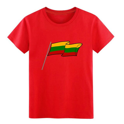 Load image into Gallery viewer, Men's lithuania t shirt Design cotton S-XXXL Unisex Fit Breathable Spring Formal shirt
