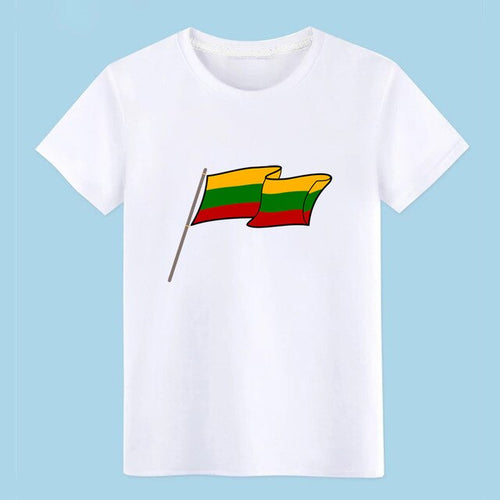 Load image into Gallery viewer, Men's lithuania t shirt Design cotton S-XXXL Unisex Fit Breathable Spring Formal shirt
