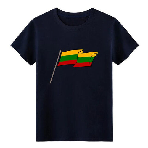 Load image into Gallery viewer, Men's lithuania t shirt Design cotton S-XXXL Unisex Fit Breathable Spring Formal shirt
