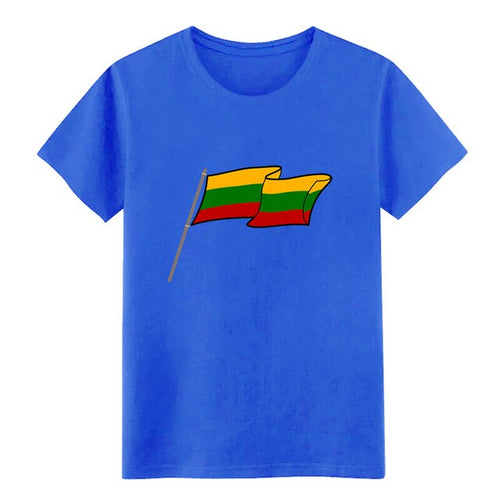 Load image into Gallery viewer, Men's lithuania t shirt Design cotton S-XXXL Unisex Fit Breathable Spring Formal shirt
