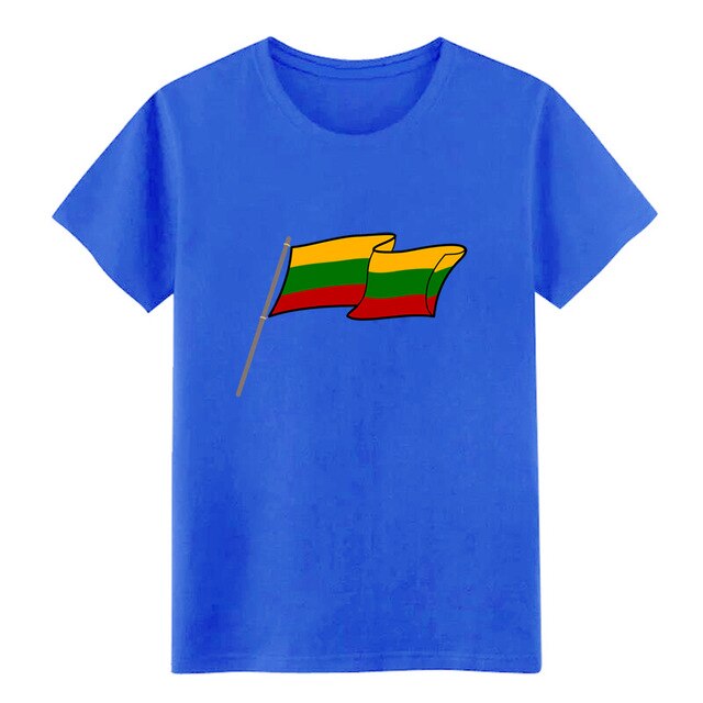 Men's lithuania t shirt Design cotton S-XXXL Unisex Fit Breathable Spring Formal shirt