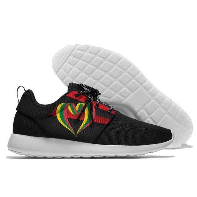 Running Shoes Lace Up Sport Shoes comandtable Lithuania Emblem Walking Athletic Shoes light weight