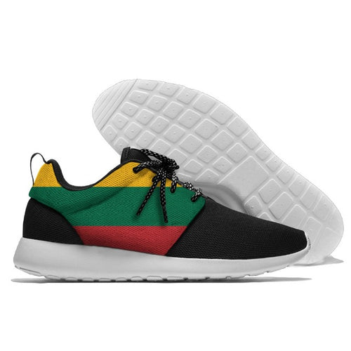 Load image into Gallery viewer, Running Shoes Lace Up Sport Shoes comandtable Lithuania Emblem Walking Athletic Shoes light weight

