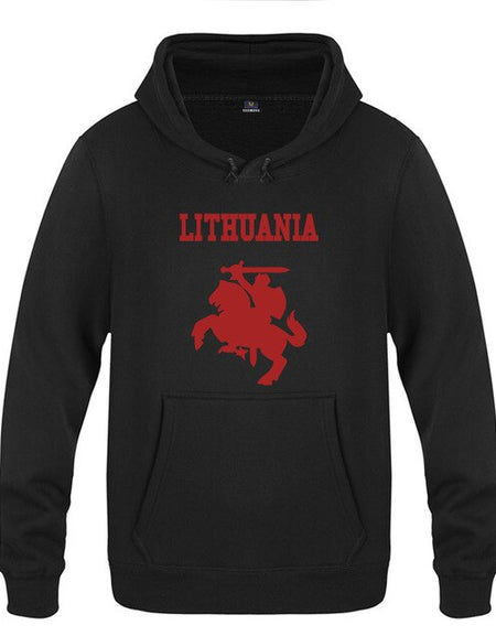 Lithuania Coat of Arms Creative Hoodies Men 2018 Men's Pullover Fleece Hooded Sweatshirts