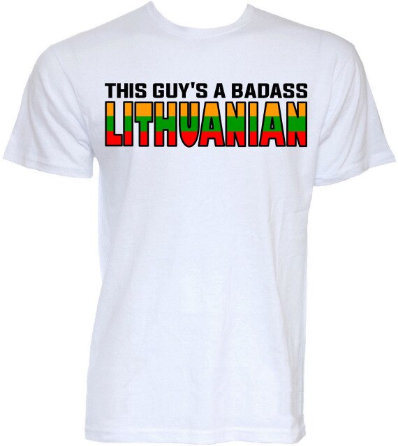 LITHUANIA T-SHIRTS MENS FUNNY NOVELTY LITHUANIAN FLAG SLOGAN JOKE GIFTS T-SHIRT