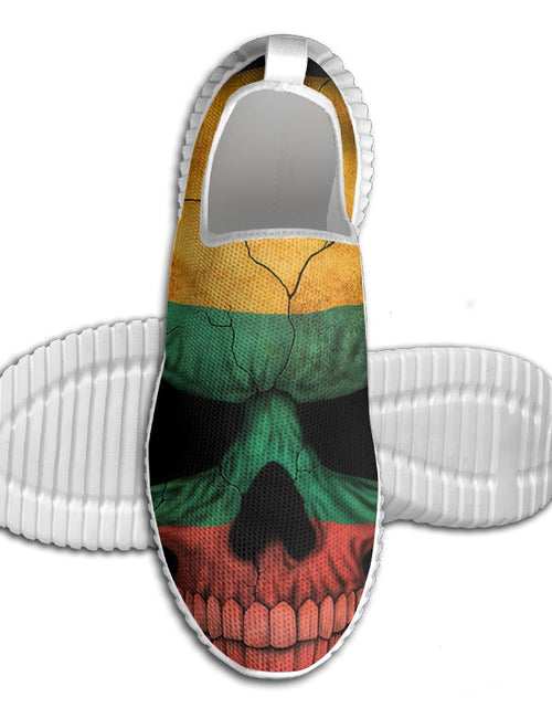 Load image into Gallery viewer, Mens For Womens  New Lithuania Flag Comandt Sports outdoor Shoes Lightweight Breathable Sneaker Running Shoes
