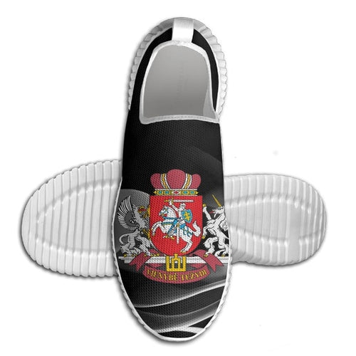Load image into Gallery viewer, Mens For Womens  New Lithuania Flag Comandt Sports outdoor Shoes Lightweight Breathable Sneaker Running Shoes
