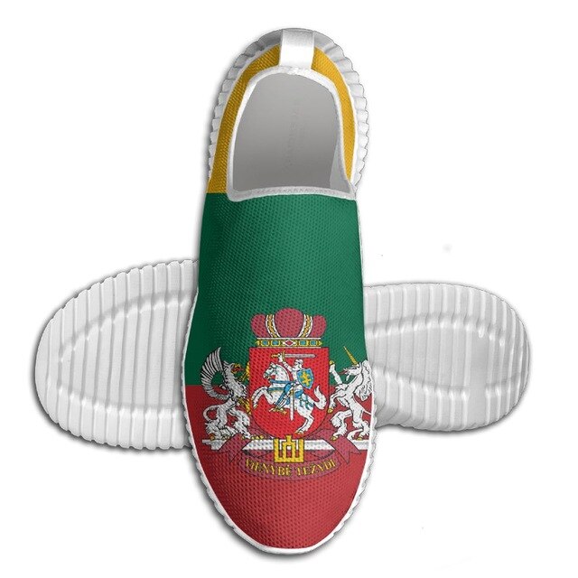Mens For Womens  New Lithuania Flag Comandt Sports outdoor Shoes Lightweight Breathable Sneaker Running Shoes