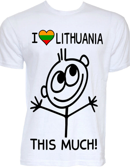 Mens Funny Novelty I Love Lithuania Lithuanian Flag Slogan Joke T Shirts Gifts Short Sleeve T Shirt Cotton T Shirts