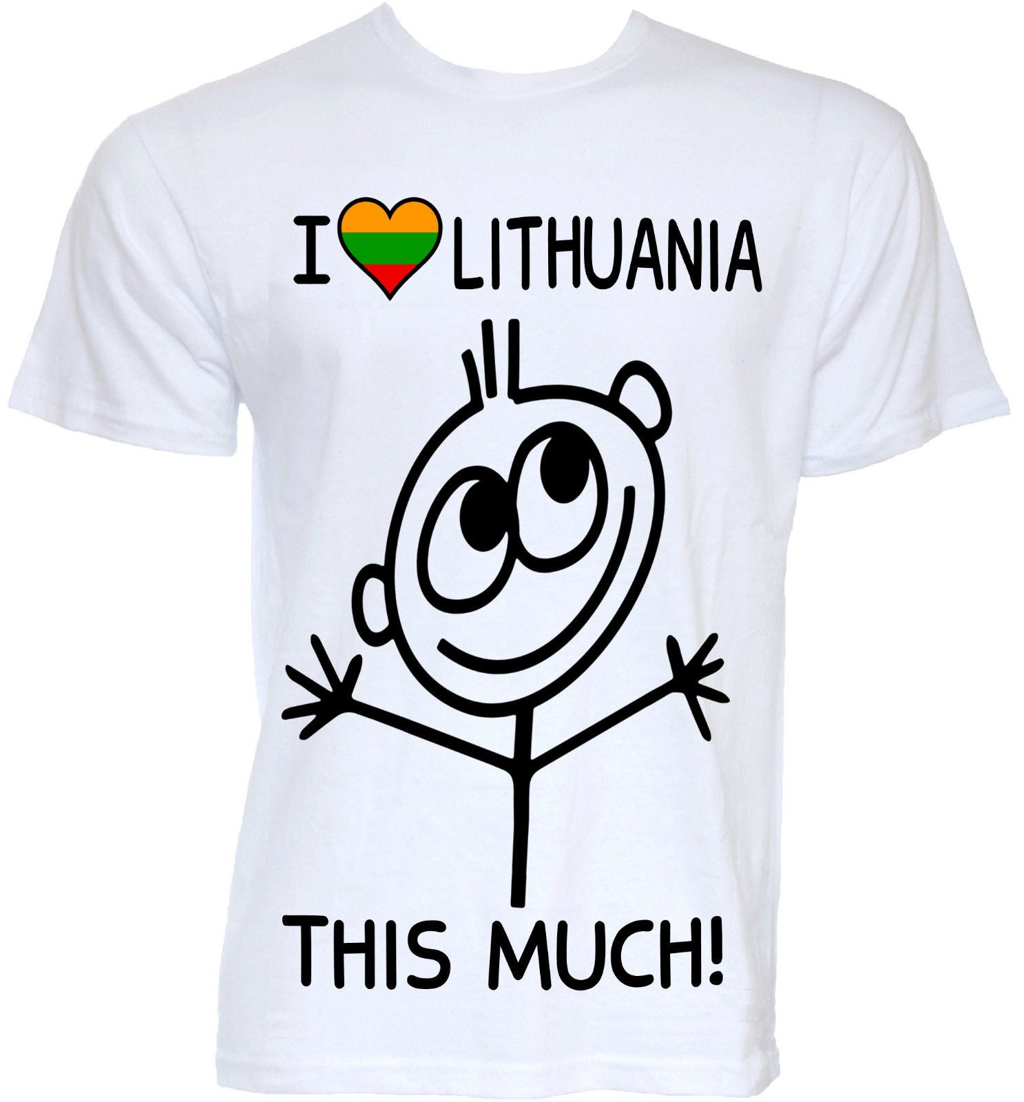Mens Funny Novelty I Love Lithuania Lithuanian Flag Slogan Joke T Shirts Gifts Short Sleeve T Shirt Cotton T Shirts