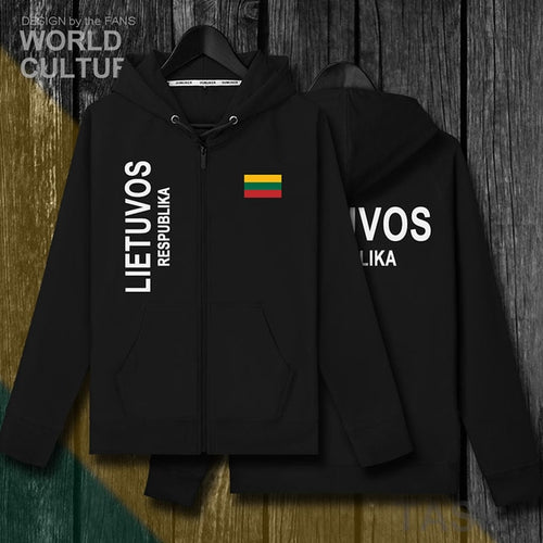 Load image into Gallery viewer, Lithuania Lithuanian LTU Lietuva Lietuvos mens fleeces hoodies winter jerseys men jackets and coat tracksuit cardigan clothes
