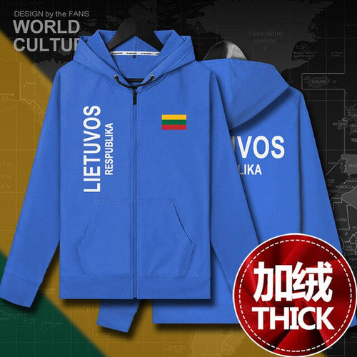 Load image into Gallery viewer, Lithuania Lithuanian LTU Lietuva Lietuvos mens fleeces hoodies winter jerseys men jackets and coat tracksuit cardigan clothes
