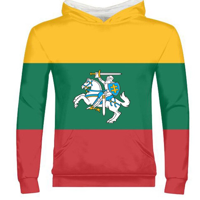 LITHUANIA male youth diy free custom photo country ltu zipper sweatshirt nation flag lt lietuva lietuvos lithuanian boy clothes