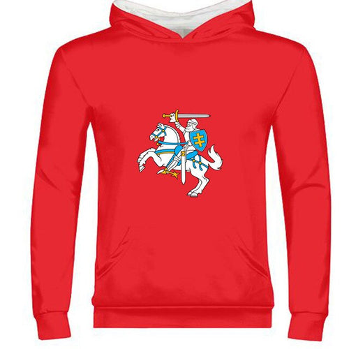 Load image into Gallery viewer, LITHUANIA male youth diy free custom photo country ltu zipper sweatshirt nation flag lt lietuva lietuvos lithuanian boy clothes
